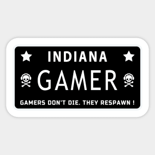 Indiana Gamer! Sticker